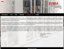 Tablet Screenshot of edma.pl